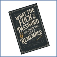 Password Notebook Funny Password Management Supplies Email Address Organizer Book for Women Men Adul
