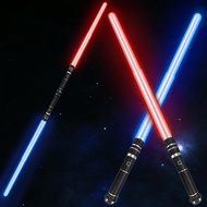 Beyondtrade 7 Colors Lightsabers Toy 2 in 1 Dueling Swords RGB Doubled-Blade with FX Sound Mute Mode