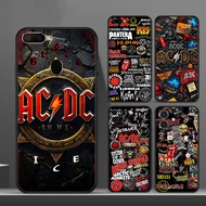 Black Soft Phone Case OPPO A5i OPPO A5X OPPO A5 Pro OPPO A5i Pro ACDC Silicone Casing