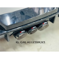 Honda Civic FC FE Type R akrapovic carbon rear exhaust pipe muffler tail pipes ekzos pipe bodykit bo