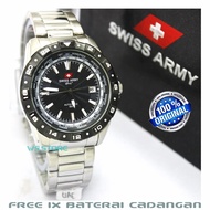 Jam Tangan Pria / Swiss army SA3185M RS Automatic / Original Garansi /All Stainless Steel