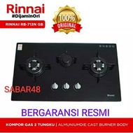 Kompor Gas Rinnai RB-713N(GB) Rinnai Kompor Gas Tanam 3 Tungku