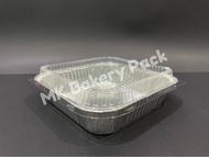 MYCHEF 4483-P Aluminium Foil Tray with Clear Lid (5 sets ±) / Bulat / Round / Foil Tray 4483 - P