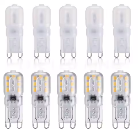 10PCS LED Bulb G9 LED Lamp 7W 9W 5W AC 220V Light Bulb SMD2835 Led Spotlight Chandelier Lighting Hal