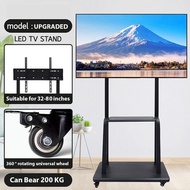 32-80 Inch Universal TV Rack with Bracke Height Adjustable Movable TV Stand with Wheels Portable Flo