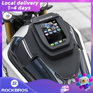 【Local Delivery】ROCKBROS Motorcycle Waterproof Tank Bag Magnetic Adjustable Motorcycle Chest Bag Portable Multifunctional Touch Screen Motorcycle Waist Bag Phone Bag