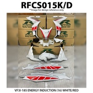 SYM VF3 VF3I 185 Energy Induction (16) ABS LE v1 v2 v3 Cover Set Rapido New Baru (Sticker Tanam) Aksesori