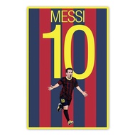 Barcelona Lionel Messi Art Poster - Barcelona Artwork 0411js