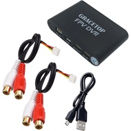 Mini DVR Recorder for FPV VHS HD AV Recorder 1280x720 AVI Game Capture Device Adapter VHS VCR TV to 