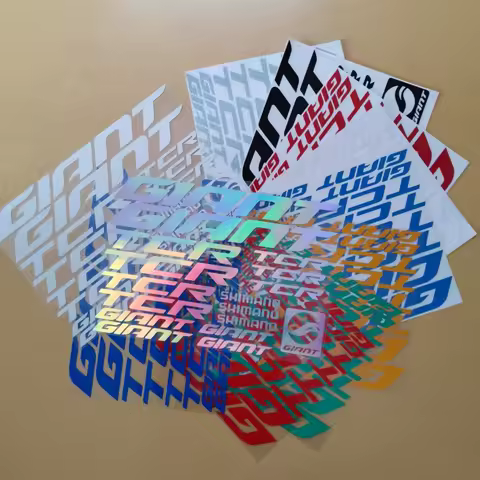 TCR Bike Frame Stickers Bicycle Stickers Frame Decals Reflective Bike Decorative Decals letter Decal