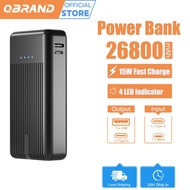 GeekTown/POERUNI. 26800mAH Power Bank Fast Charge batterie externe PowerBank