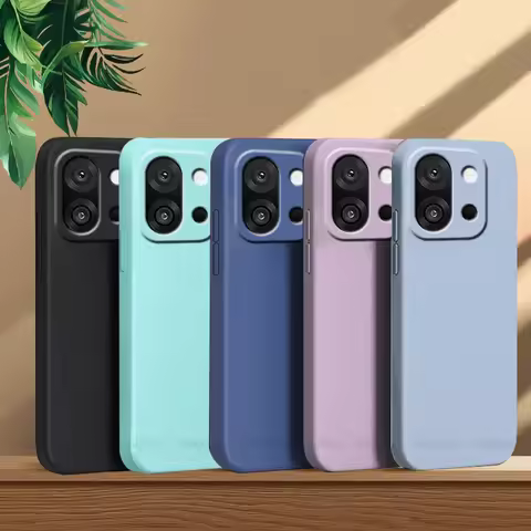 For Cover Oneplus 13T Case For Oneplus 13T Capas Liquid Silicone Bumper TPU Shockproof Soft Cover On