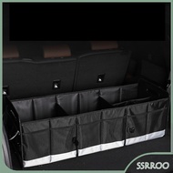 ssrroo 95L Large Capacity Car Trunk Organizer Heavy Duty Collapsible  Multi Compartment Foldable Oxf