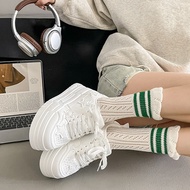 [AY] Increased All-Match Breathable White Shoes Lightweight Sneakers Thick-Soled Sneakers Women 2025