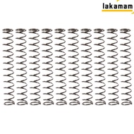 LAKAMAM 10Pcs Compression Spring, 6mm OD Stainless Steel Extended Compressed Springs, Durable 0.6mm 