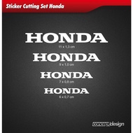 Honda Cutting Sticker Set Sticker Motor Sticker Honda