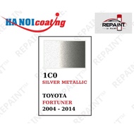 Scratch Removal Spray Paint for TOYOTA FORTUNER, SILVER color code 1C0 - SILVER METALLIC genuine REP