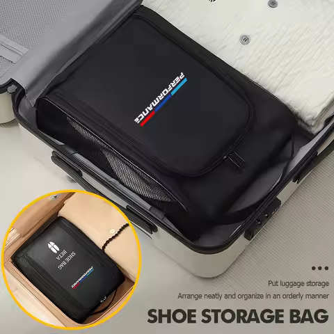 Portable Shoes Bag Outdoor Travel Storage Bag Sneakers Organizer For BMW Performance M2 M3 M4 X1 X3 