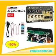 TaffSTUDIO D50 Amplifier Board Audio Bluetooth USB FM Subwoofer DIY 100W - Bluetooth Amplifier 100 W