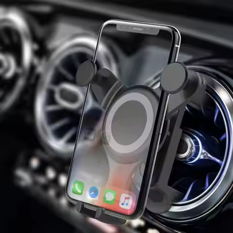 Car Round Air Outlet Holder For Your Mobile Phone For Mercedes A B C E S Class Gla Glc Gle Gls AMG W