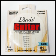 ✆ Davis Acoustic Guitar Strings ( Phosphor Bronze)