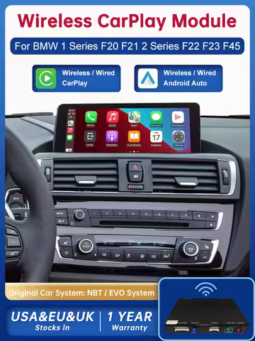 Wireless Auto CarPlay For BMW NBT EVO 1 2 3 4 5 6 7 Series X1 X3 X4 X5 X6 MINI F56 F15 F16 F25 F26 F