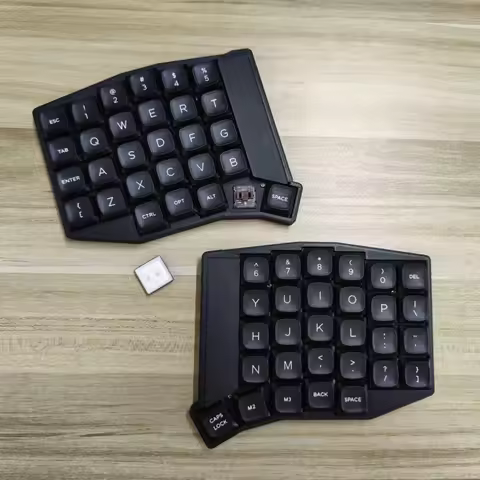 Sofle Wireless Split Keyboard Kit Customized Choc V1 V2 Low Profile Hot Swap PLA Carbon Fiber ZMK LC