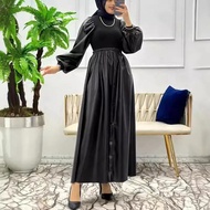 Women Elegant Black Dress Islamic Muslim Party Evening Designer Ethnic Abaya