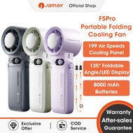 Portable Turbo Fan | High-Speed Foldable Mini Hand Fan with LED Display, 199-Speed Levels, 30H Batte