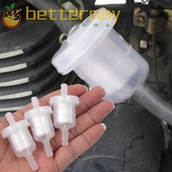 BETTER-MAYSHOW 1/2/5/10Pcs Gasoline Filter, Oil Cup Polymer for Car Scooter Dirt Bike ATV Motorcycle  Filters, Durable 60mm 110/125/150/175/200 Engine Universal Petrol Filter