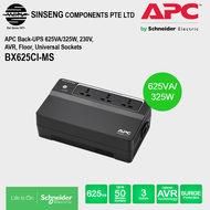 APC Back-UPS 625VA (325W), Input:230V / Output:230V, AVR, floor, 3 Universal Outlets [Order Model:UPS BX625CI-MS]