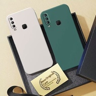 Case Cover Shockproof Phone Original Liquid Silicone Square For vivo Y19 Y5S Y18s Y18 Y18i Y18e Y17S