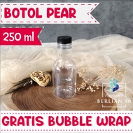 Botol plastik pear 250 ml 100 pcs - botol pir 250ml botol minuman termurah