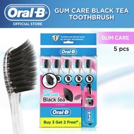 [East Malaysia] Oral-B UltraThin Gum Care Extra Soft Manual Toothbrush - Black Tea (5 Pcs)