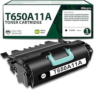 High Yield T650A11A Toner Cartridge Black Replacement for Lexmark T650A11A Toner Work with T650 T652