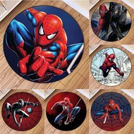 Spiderman Rug Anti-slip Area Rugs Round Carpet for Living Room Kitchen Bedroom Sofa Rugs Kids Bedroo