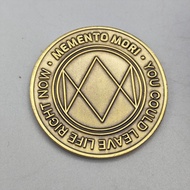 high-quality Memento Mori You Could Leave Life Right Now Challenge Coin In stock