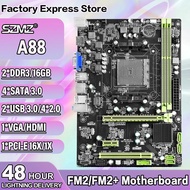⚔SZMZ A88 Gaming Performance Motherboard AMD FM2+ Socket Support A8 A10-7890K/Athlon2 x4 880K CP z웃