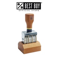 Dater Yt400 4.5x3.8x9Cm Wood YYYY/MM/DD Vintage