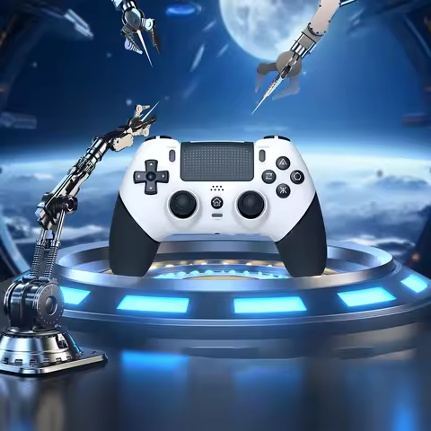 Wireless Controller 6 Axis Gyro Bluetooth-Compatible Console Controller Turbo Hall Effect Joystick f