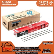 MESIN KOBE LB-52 ELECTRIC WELDING WIRE SIZE 3.2x4.7 MM PACKAGING PER KG WELDING ELECTORDES COPPER EL