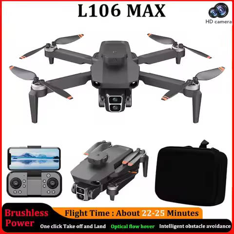 L106 MAX Mini Drone 8K Profesional Camera Optical Flow Positioning Aerial Photography Brushless Moto