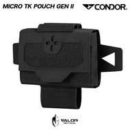 Condor - Micro TK Pouch Gen II [Black] กระเป๋าเล็ก พกพา ifak ขนาดกระทัดรัด เก็บอุปกรณ์