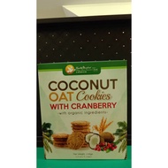 【Health Paradise】Coconut Oat Cookies with Cranberry - with organic ingredients - 144g 【Best before: Oct 2021】