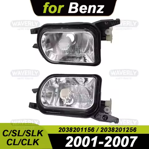 for 2001-2007 Mercedes Benz C/SL/SLK/CL/CLK W203 W209 C215 R171 R230 Front Bumper Fog Lamp (Without 