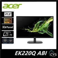 ACER EK220Q ABI 21.5" FULL HD 75Hz LED MONITOR