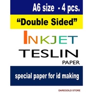 TESLIN PAPER - A6 SIZE - 4 pcs. A6 /PACK