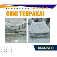 Guni terpakai 33 inch x 22 inch / 84cm X 55cm