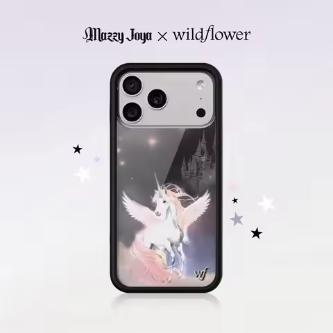 Wildflower ins Mazzy Joya Phone Case for iPhone 17 16 15 14 13 12 Pro Max Plus WF Fashion Unicorn ho