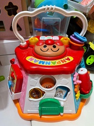 新版 9成新 麵包超人 六面多感觀 玩具 6面